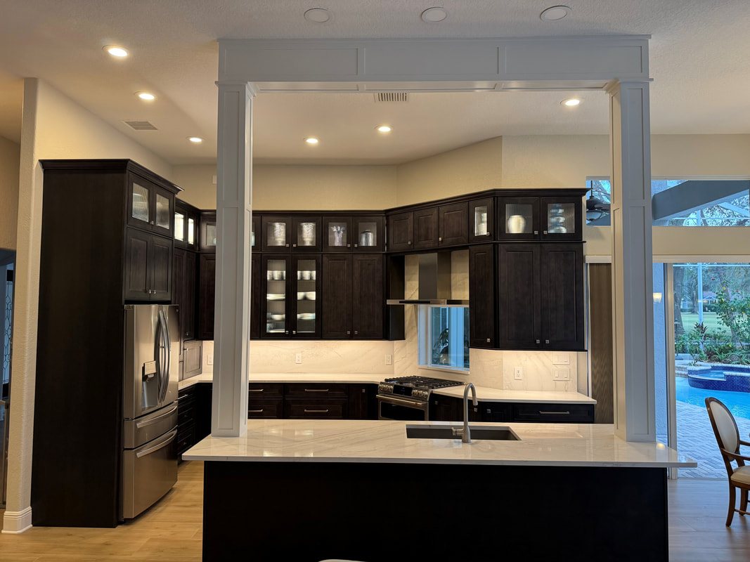 White kitchen remodel