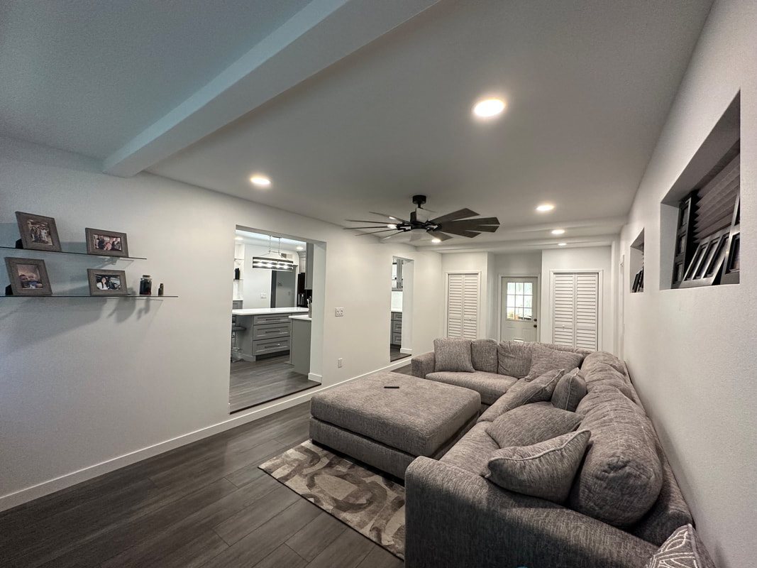Family room remodel