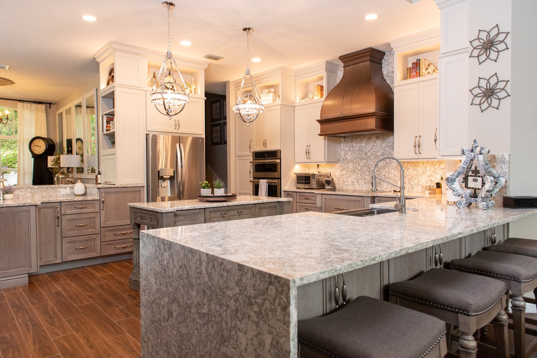 Custom kitchen remodel by Dempsey Construction